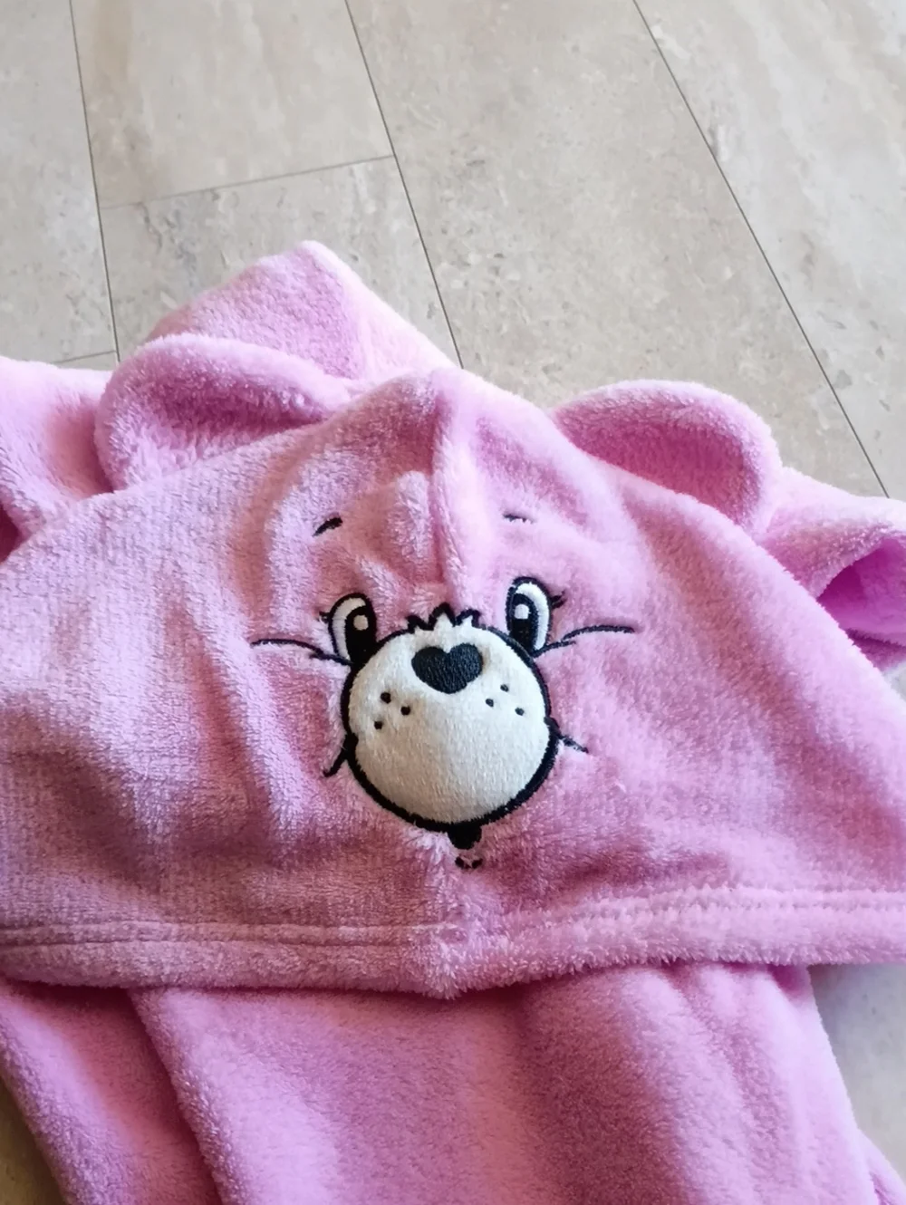 Carebears Rainbow Hooded Kids Pajamas Onesie